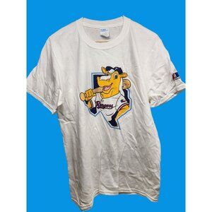 Texas Rangers‎ Mascot T-Shirt "Captain 72" XL Port & Company White